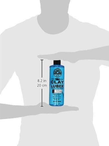 Chemical Guys, Clay Block V2 & Clay Super Lube Kit for Paint Prep, 16 oz | Rubber clay block and lubricant glide over paint and glass to lift bonded grime, reusable and easy to clean