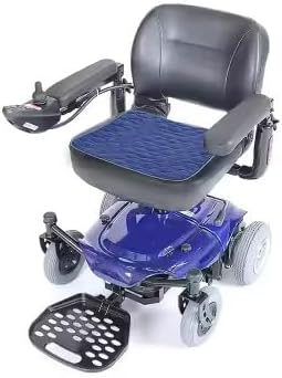 Flux Troy Technologies - Waterproof Chair Pads for Incontinence - 4 Pack | For Wheelchair, Furniture, Bed, Car, Kids & Pets - Absorbent & Non-Slip - Reusable & Washable - Made in USA - 22” x 21” -Blue