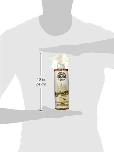 Chemical Guys Vanilla Bean Fresh Scoop Scent Air Freshener, 16 fl oz | Odor eliminator for cars, trucks, home, and office, authentic ice cream-inspired sweet dessert fragrance