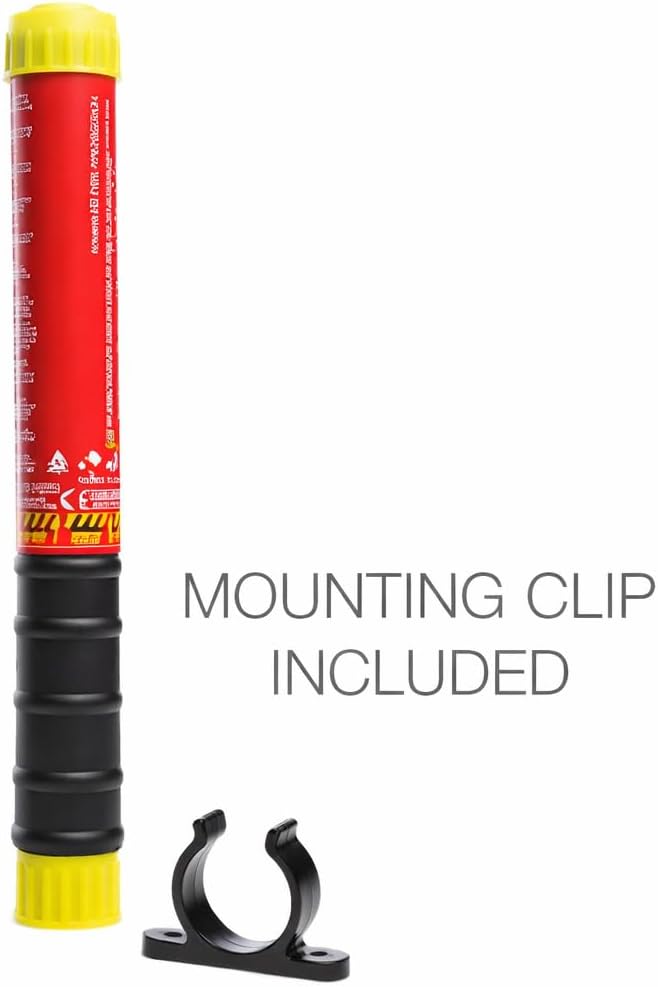 50-Second Compact Fire Safety Stick – Portable, Mess-Free, Maintenance-Free | Fire Protection for Vehicle, Garage, Marine & Home Use – 1 Pack