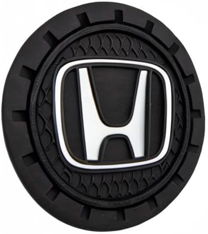 Plasticolor 000675R01 Honda Auto Car Truck SUV Cup Holder Coaster 2-Pack , black