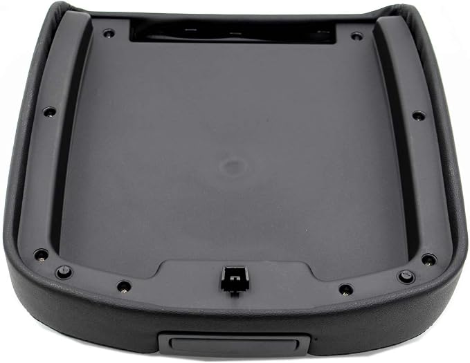 Black Armrest Cover Center Console Lid for Chevy Avalanche Silverado Tahoe GMC Yukon XL Sierra 2007-2013