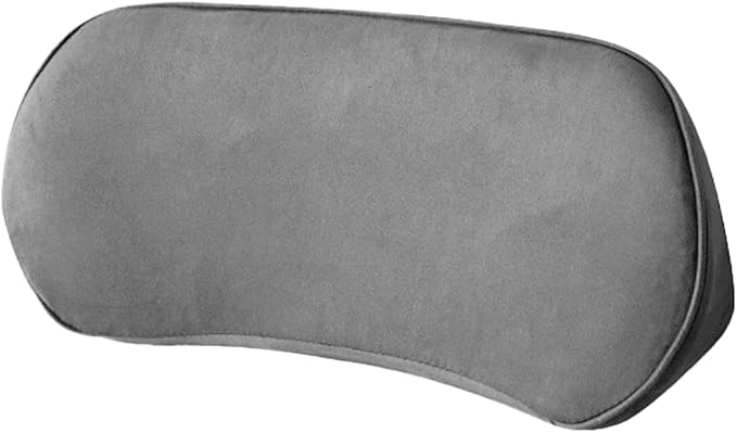 Osilly Car Lumbar Support Pillow, Memory Foam Comfortable Vehicle Seat Lower Back Support Cushion, Back & Sciatica Pain Relief Automotive Interior Driver Seat Pad, Universal for SUV RV Van (Dark Gray)