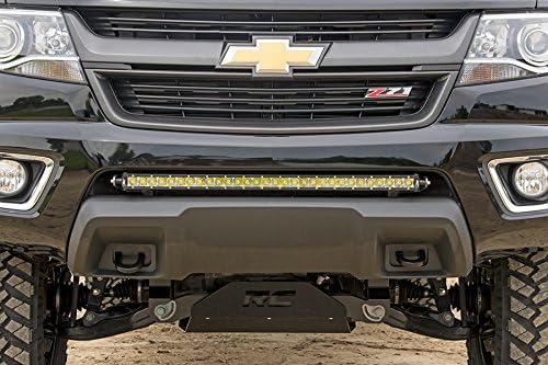 Rough Country 30" LED Light Bar Bumper Bracket for Chevy Colorado & GMC Canyon 2WD/4WD (2015-2022) - Pair