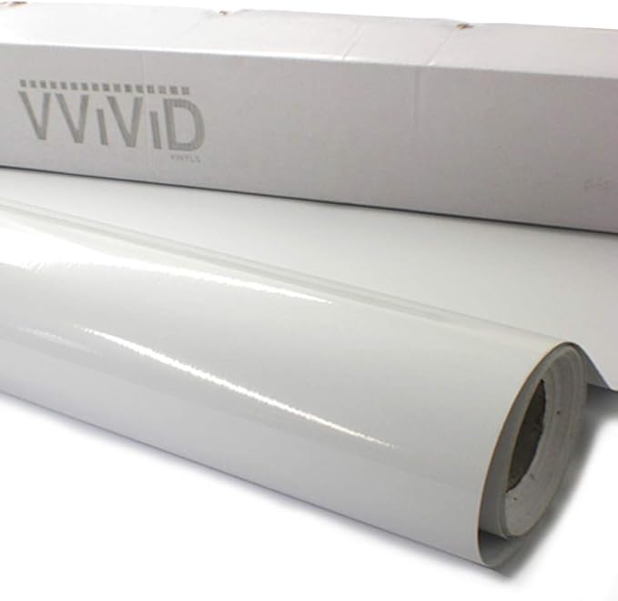 VViViD Clear Lamination Vinyl Roll for Die-Cutter and Vinyl Plotter (Gloss Finish, 17.9" x 54" 2-Roll Pack)