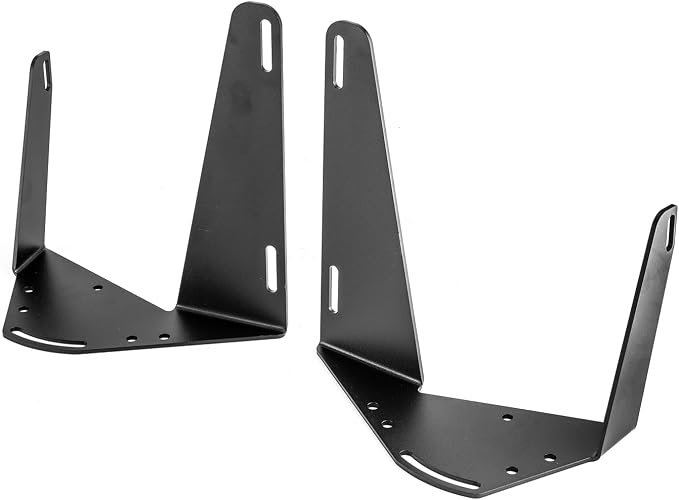 WeiSen Front Hidden Bumper Light Bar Mount Fit for Ram 2500 3500 2019-2024 | Fit 22" Straight LED Light Bar,No Drill,Heavy Duty Steel,Rust Resistant,Black Powder Coated,Light Bar Bracket