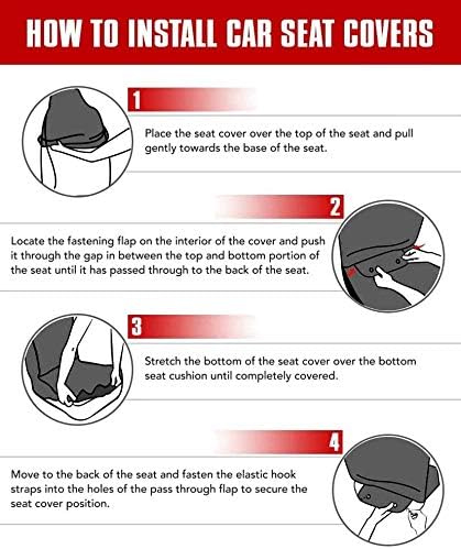 Floral Hummingbird Seat Covers for Car, Universal Stretchy Cars Front Seat Protectors Cover, Women Car Accessories Decoration Saddle Blanket for Bucket Seat, Set of 2