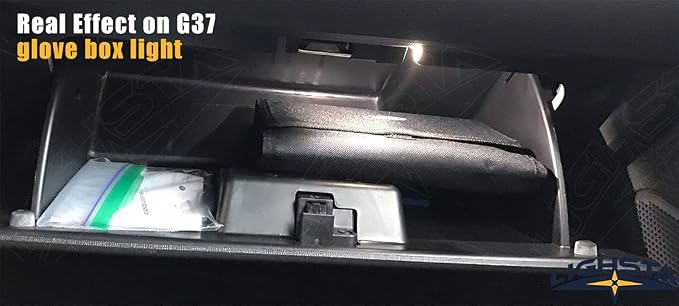 12PCS Super Bright White LED Interior Light Kit Package for Infiniti G35 G37 Sedan 2007 2008 2009 2010 2011 2012 2013 2014 + License Plate Lights and Install Tool
