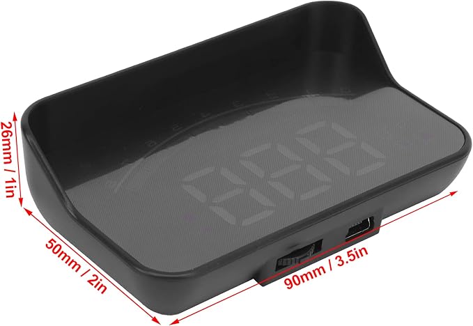 Heads Up Display for Cars, Car HUD Head Up Display M6S Universal Car 3.5 Inch HUD OBD Interface Windshield Projector, Speed, Engine RPM, OverSpeed War