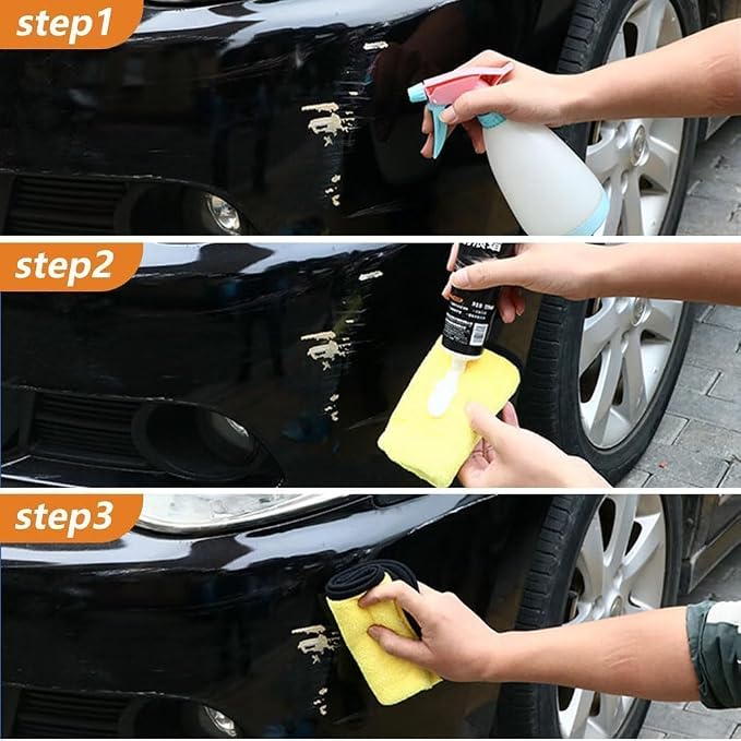 2PCS Car Scratch Remover Wax, Scratch Remover for Vehicles, 2026 Car Scratch Repair Paste Polishing Wax, Premium Car Scratch Remover Kit with Wipe & Sponge for Vehicles for Scratches