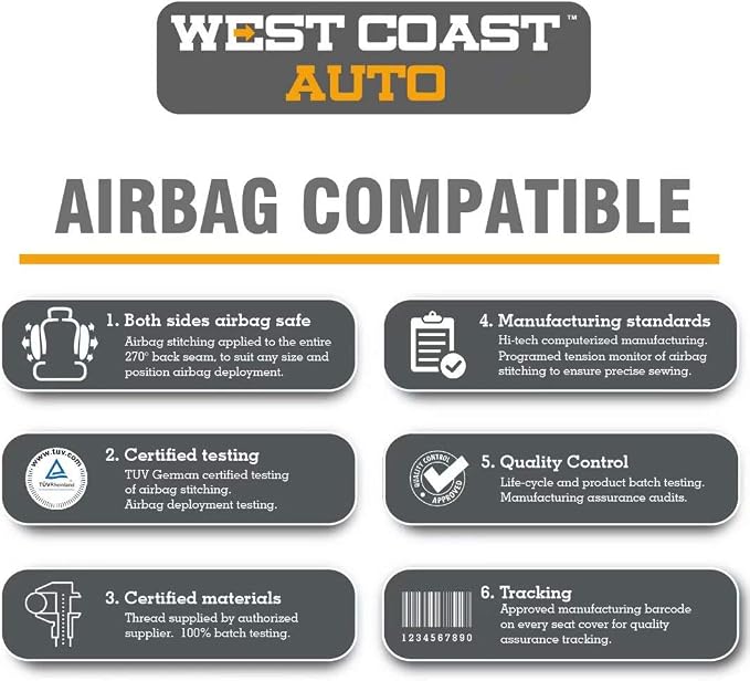 West Coast Auto Baja Blanket Bucket Seat Cover for Car, Truck, Van, SUV - Airbag Compatible (4PCS-Low Back)