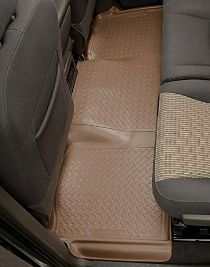 Husky Liners Classic Style Floor Mats | Fits 1998-2011 Ford Ranger, Super Cab; 1998-1999 Mazda B2500,Ext Cab; 1998-2007 B3000, Ext Cab; 1998-2009 B4000, Ext Cab | 2nd Row, 1-pc Black - 63731