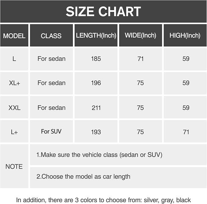 Car Cover Waterproof All Weather, 6 Layers Full Exterior Covers with Zipper Cotton, Mirror Pocket. Outdoor Car Cover UV Snow Rain Wind Dust All Weather Outdoor Protection for Sedan (196-210 inch)