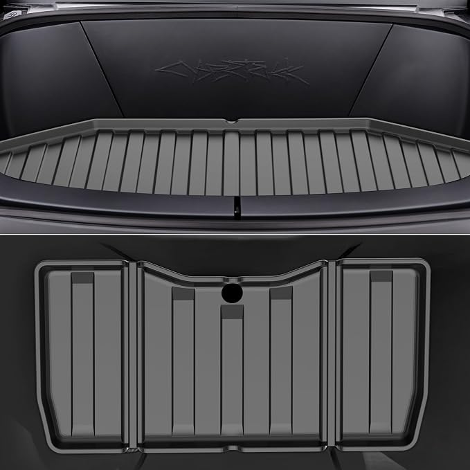 All-Weather TPE Floor Mats 6PCS -Compatible with Cybertruck 2024-2026, Full Coverage Cargo Liner & Frunk Mat Heavy-Duty Anti-Slip Interior Accessories