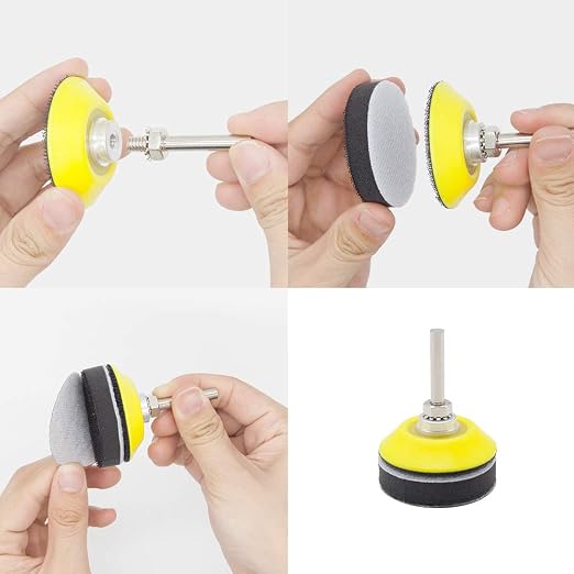 199 PCS 2 Inch Wet Dry Sanding Discs 60-10000 Grit Hook and Loop Sandpaper | Drill Sanding Attachment Polishing Kit Headlight Restoration Kit with Rotary Tools for Auto Metal Glass Resin Wood Jewelry