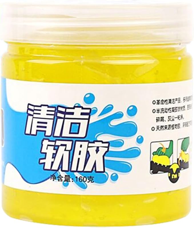Car Cleaning Gel Universal Dust Cleaner, Auto Interior Detailing Putty for Vents, Keyboard, 160g