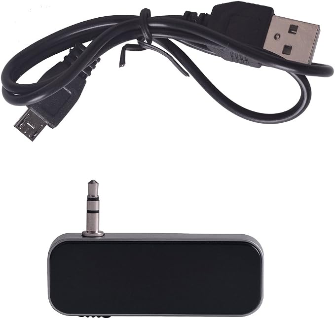 Beinhome FM Transmitter Audio Adapter Car Kit, Wireless in-Car Radio Transmitter Built-in 3.5mm Aux Port for Cars iPhone 6s 5 SE iPod iPad Smart Phones MP3 MP4 Audio Players