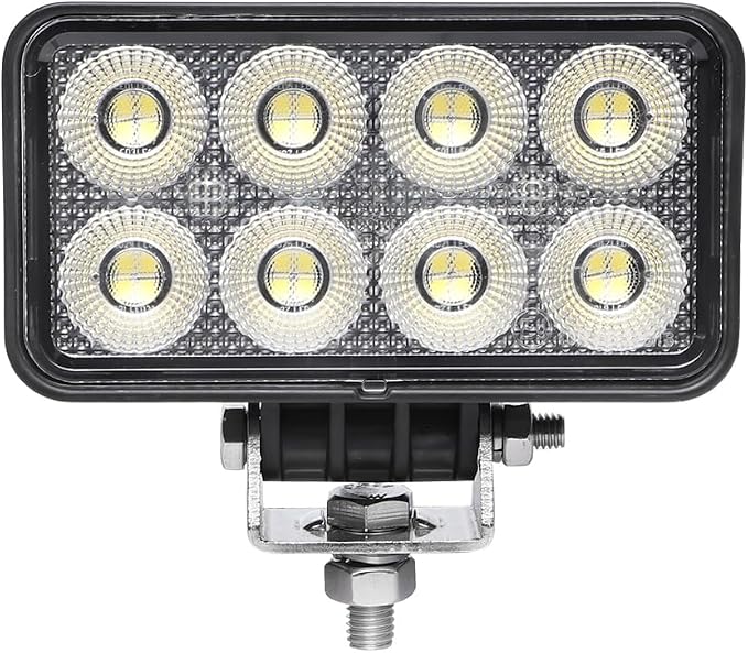 Exzeit 64W Led Tractor Work Lights, 5600Lms Led Truck Work Lights Flood Light fits Farm Tractor Engineer Truck ATV, 12/24V