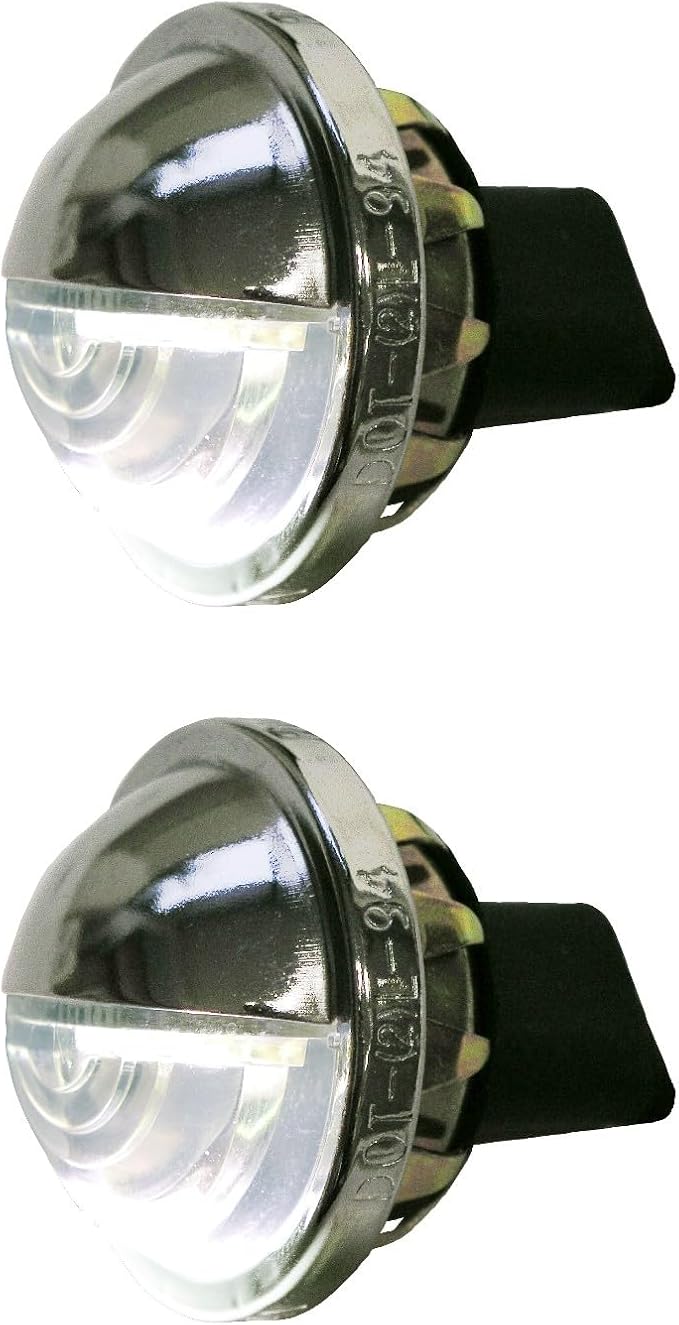 Peterson License Plate Utility Light Multi-pack (2) 298C LED Snap-In Style, White