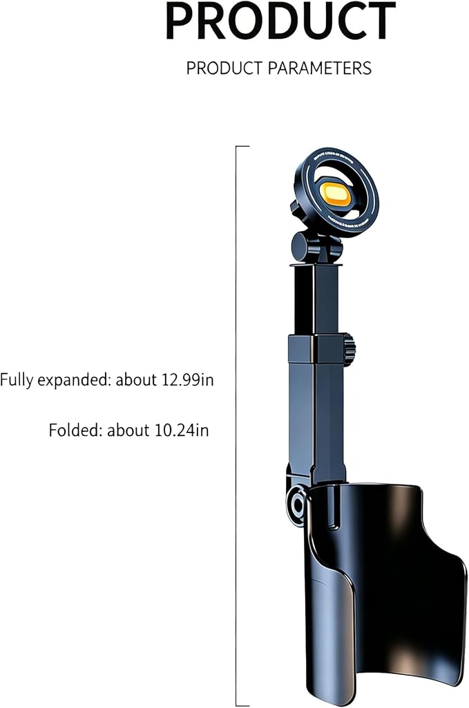 Car Cup Holder Phone Mount, 360° Adjustable N52 Magnetic (Magnetic) | Cup Holder Phone Mount for Car, 2 In 1 One Hand Operation Car Holder, Adjustable Base Cupholder Phone Holder for All Phones
