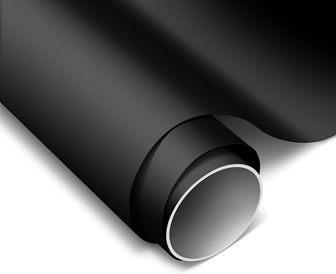 ColorFusion PPF by VViViD, Matte Stealth Midnight Black Dry Apply PPF Vinyl Car Wrap Roll 1ft x 5ft