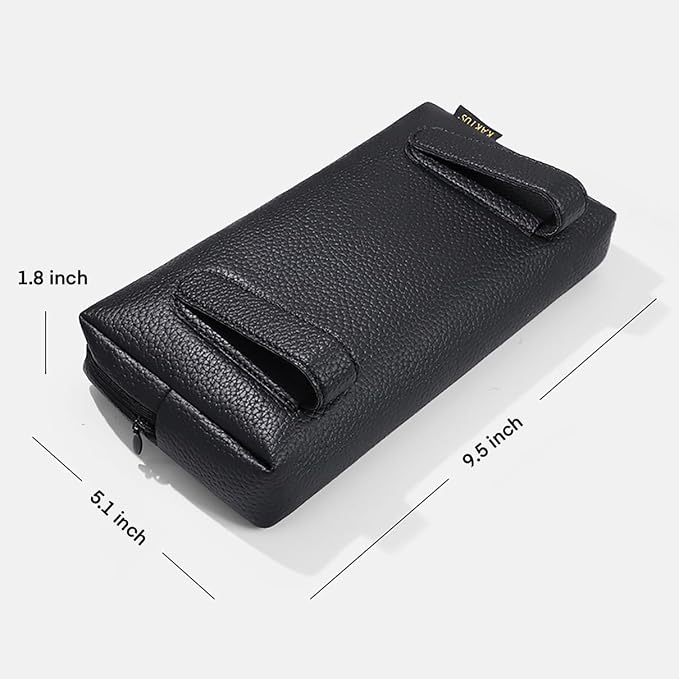 Premium PU Leather Car Tissue Holder & Napkin Dispenser, White Ivory Beige Color, Refillable Visor Case for Masks, Auto Interior Accessories