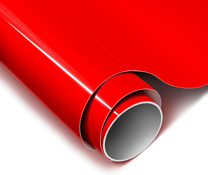 ColorFusion PPF by VViViD, Gloss Dragon Fire Red Dry Apply PPF Vinyl Car Wrap Roll 10ft x 5ft