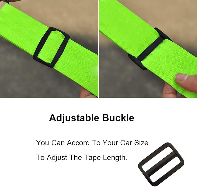 Kayme Car Cover Straps Wind Protector,3pcs Elastic Adjustable Rope Protect Cover from High Wind, Universal Fit