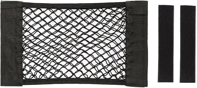 Mesh Cargo Net for Car, Universal Stretchable Trunk Storage Net Wall Sticker Organizer Elastic Pouch Bag for Cars, SUV, Home, Auto Interior Accessories (Small)