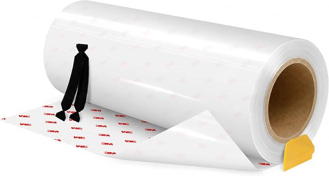 VViViD 3M Clear Paint Protection Vinyl Film Including Tools (24 Inch x 96 Inch (Incl. Detailer & 2X Black Felts))