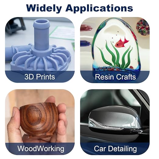187 PCS 2 Inch Wet Dry Sanding Discs 60-10000 Grit Hook and Loop Sandpaper | Drill Sanding Attachment Polishing Kit Headlight Restoration Kit with Rotary Tools for Auto Metal Glass Resin Wood Jewelry