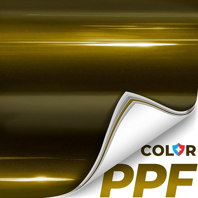 ColorFusion PPF by VViViD, Gloss Midnight Sun Dry Apply PPF Vinyl Car Wrap Roll 20ft x 5ft