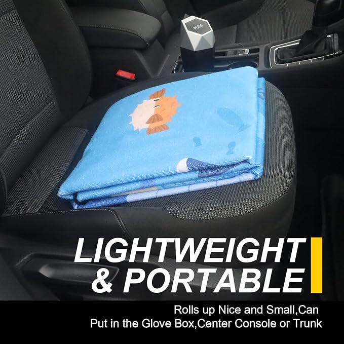 Back Seat Cover for Car Trucks Van SUV Jeep,Waterproof Rear Bench Towel Seat Covers for Dogs and Kids,Automotive Backseat Protector (Seaworld)
