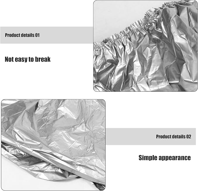 LABRIMP Heavy Duty SUV Car Cover Complete Protective Cover Waterproof Sunshade Dustproof for Outdoor Use Large Size