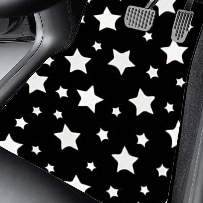 Car Floor Mats Non-Slip Automotive Floor Mats All-Weather Front Rear Car Floor Foot Mat Sets of 4 Pieces Foot Mats Rugs Carpet for Car Trucks SUV Sedans (NO.46)