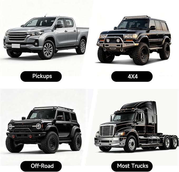 Universal License Plate Mounting Bracket for Pickups, 4x4, Off-Road, Trucks | Heavy duty steel universal mount. Fits 3", 7", 12", 14" & 20" LED light bars and spot lights.