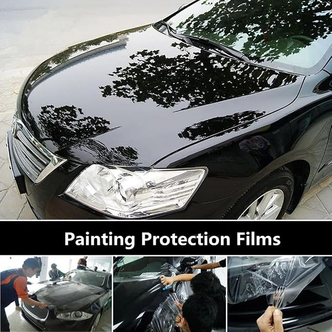 ANZO TPU PPF Car Clear Paint Protection Film Roll: 7.5mil Thick, (5 Feet x 16.6 Feet),Non-Yellowing, Self-Healing for Cars, Trucks, SUVs | UV Protection, Optical Clarity, Gloss Finish