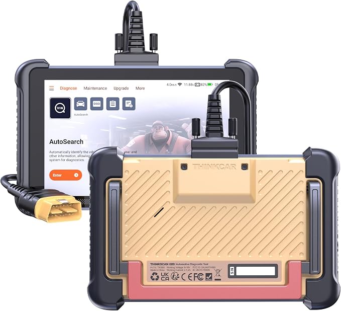 THINKCAR THINKSCAN 689 Bidirectional Scan Tool, Full System OBD2 Scanner Diagnostic Tool with 3000+ Active Test, ECU Coding, 34+ Reset, PMI, CANFD/DOIP, FCA AutoAuth, Lifetime Free Update