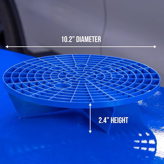 VIKING Automotive Bucket Insert Grit Trap for Car Wash and Detail Kits, Helps Remove Dirt and Debris from Microfiber, Mitts, Cloths, and Sponges, Blue