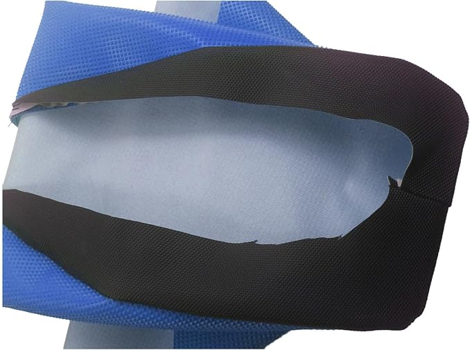 Motorcycle Universal Seat Cover non-slip thick 3D particles suitable Rubber Striped Grip Gripper Soft For CRF WR WRF RMZ YZF SXF EXC EXC XC SX CR KLX 250 Dirt Pit Bike Motocross (Orange) (Blue)