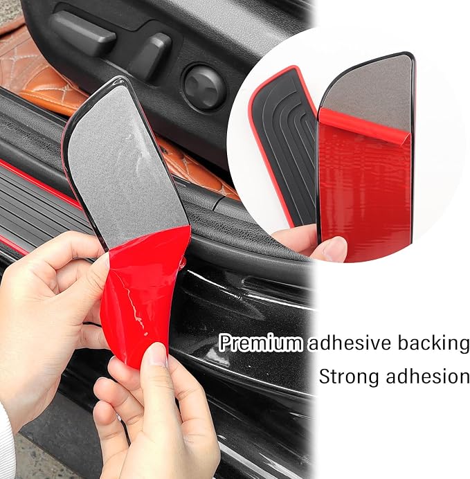 4PCS Car Door Sill Protector,Anti-Scratch & Waterproof Car Door Sills Scratch Protection,Universal Car Exterior Accessories Automotive Door Entry Guard for Car,Truck,SUV (Sport, Width 2.36'')