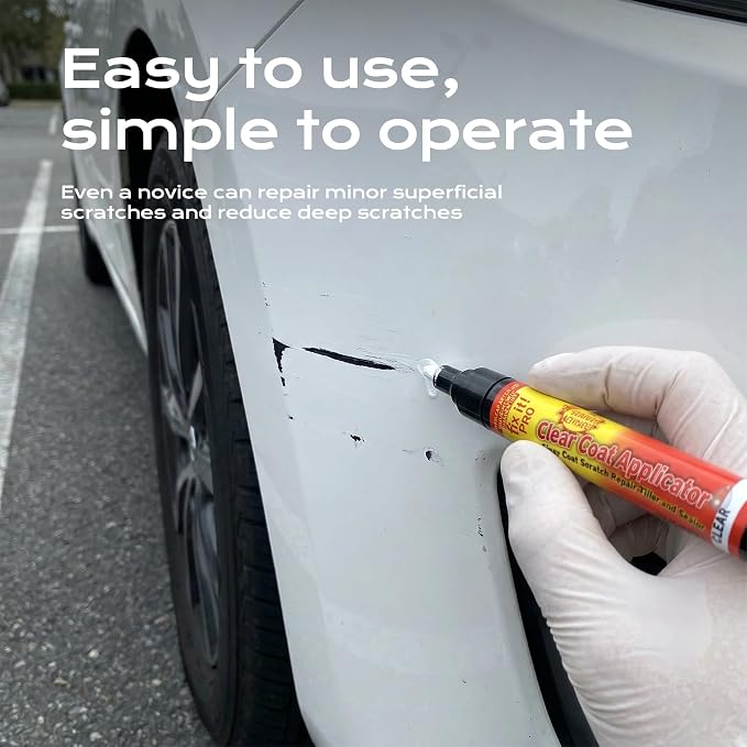 Car Scratch Remover Pen, 2026 Magic Car Scratch Removal Tool - No Tools, Portable & Weatherproof Repair for Roadside, Garage & Parking Lot, Safe for Clear Coat, Universal Touch Up for All Cars (6PC)