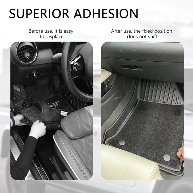 10PCS Car Floor Mat Retainer for Automotive Carpet,Super-Adhesive Hidden Car Mat Clips Keep Car Mats from Sliding,Universal Anti Skid Mat for Truck Mats,Car Seat Cushion (10PCS)