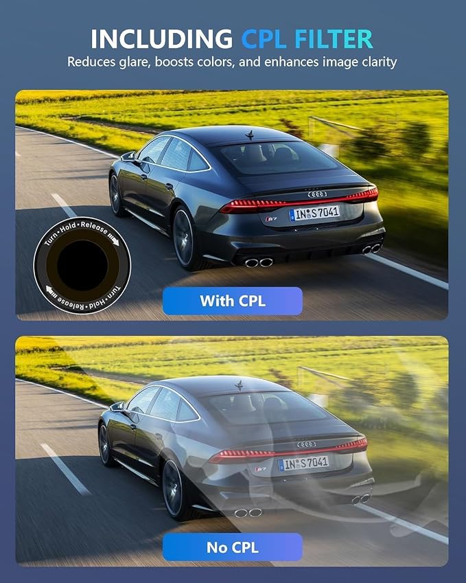 HUPEJOS 4K 360° Dash Cam Front and Rear, 4 Channel Camera for Cars | Upgrade AI Driver Monitor System DMS, 5GHz WiFi GPS, Night Vision, Voice Control, Free 64GB SD Card, 24H Parking Mode, V8Plus