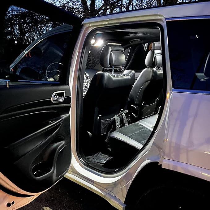 16pcs Suburban Interior LED Light Kit for Chevrolet Chevy Tahoe Suburban GMC Yukon Denali XL 2007 2008 2009 2010 2011 2012 2013 2014 Super Bright 6000K White Interior LED Bulb + Install Tool