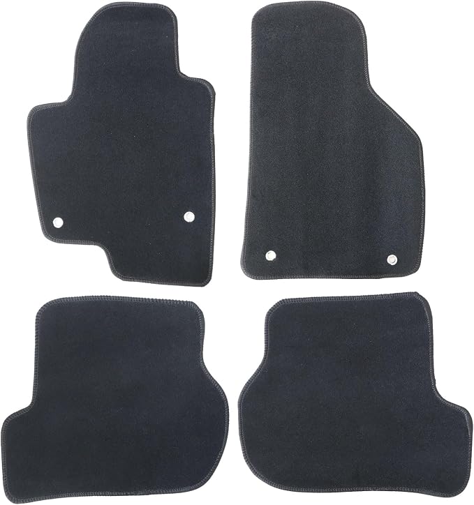 GXARTS Car Waterproof Floor Mats Carpet Full Set Compatible with Volkswagen Jetta 2005 2006 2007 2008 2009 2010 | All-Weather Protect, Non-Slip Backing | Automobile Floor Liner