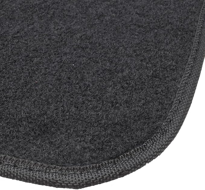 Motor Trend FatRug Premium Carpet Car Floor Mats - Thick Robust Auto Gear, Universal Fit for Your Car Truck or SUV, Black