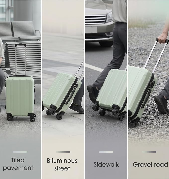 12 Pcs Suitcase Wheel Covers, Silicone Luggage Spinner Wheel Protector for 2-2.4" Suitcases, Upgraded Wear-Resistant, Silent & Shock Absorption, Essential Travel Accessories