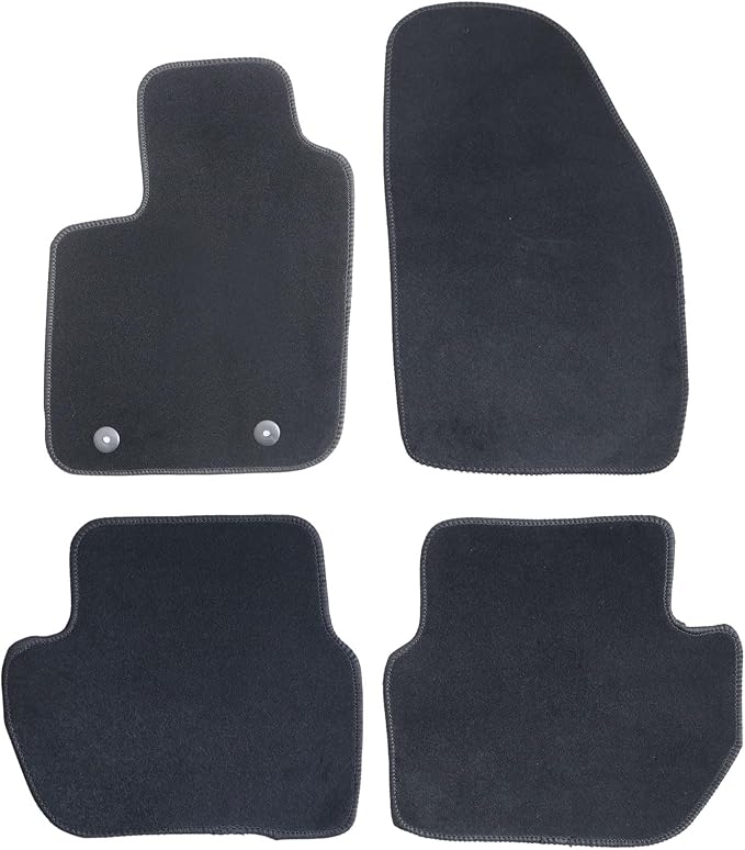 GXARTS Car Waterproof Floor Mats Carpet Full Set Compatible with Ford EcoSport 2018 2019 2020 2021 2022 | All-Weather Protect, Non-Slip Backing | Automobile Floor Liner