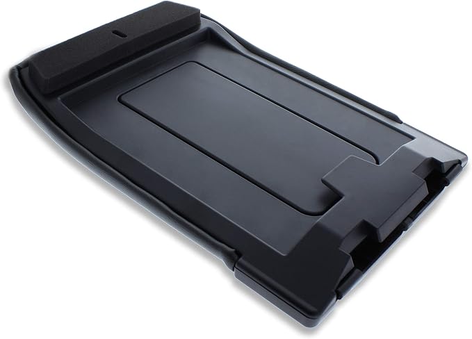 EcoAuto Center Console Lid Replacement Kit for 99-07 Silverado, Avalanche, Suburban, Sierra, Yukon - Replaces OEM 19127364, 19127365, 19127366 (Dark Gray)